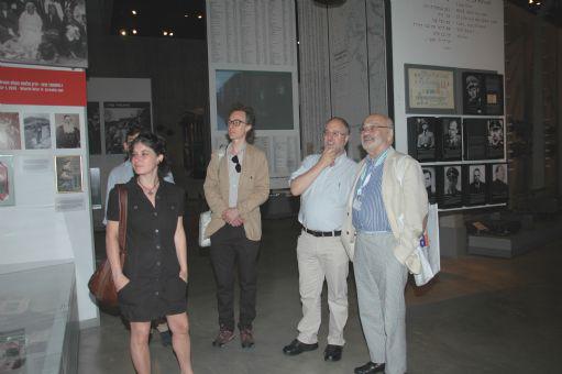 George Weisz, producer of Regina, a documentary about the world's first woman rabbi, visited Yad Vashem on 7 July 2013 along with the film's writer Diana Groo, co-producers Gideon Wittenberg and Alan Reich